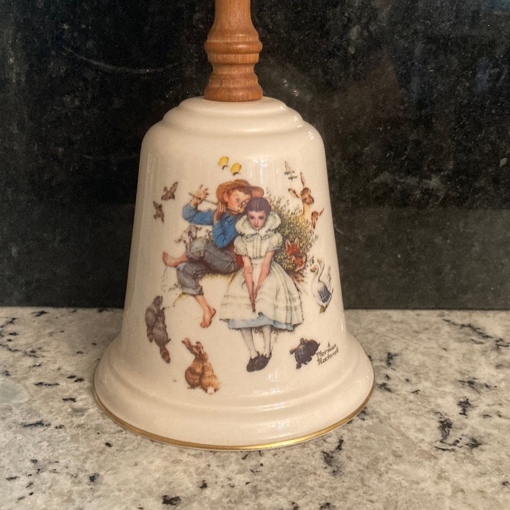 Norman Rockwell Collectible Porcelain Bell